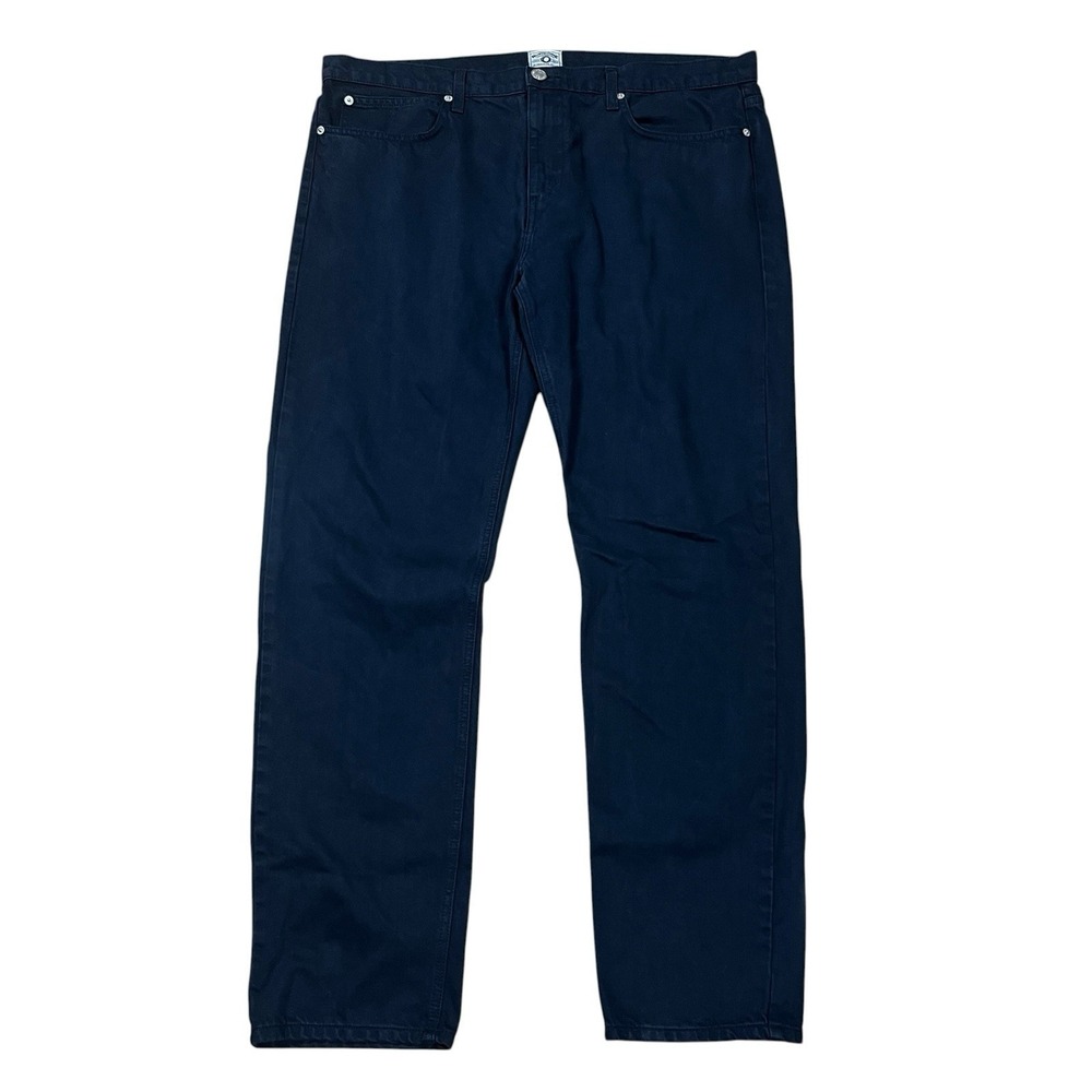 Rustic Dime Slim Straight Jeans Mens 40x32 Dark Wash Blue 100% Cotton USA Made
